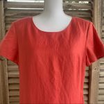 Adolfo NWT  Studio Coral Linen Maxi Dress Vintage 12 Photo 1