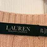 Ralph Lauren Great condition 2 XL Cable knit Pink Sweater Photo 1