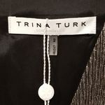 Trina Turk 💕💕 Cherry Blossom Dress Metallic Mini Photo 11