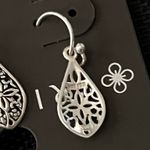 Primrose Teardrop  Sterling Silver Earrings Photo 2