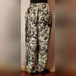 Anthropologie  Floral Black and White Women's Pants Photo 1
