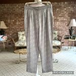 She & Sky Silver Grey Shimmer Anke Pants NWT 8 Photo 2
