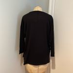 J.Crew Black V-Neck Sweater Blouse Size Medium Photo 1