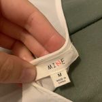 MINE Embroidered Sheer Fringe Tank Top White Medium NEW Photo 4