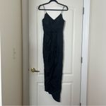 Zimmermann NWT ‎ Suede Balconette Long Dress in Black Photo 2