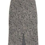 Sanctuary New  Animal Jacquard Knit Pull On Pencil Skirt Taupe Black Photo 10