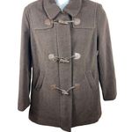 Covington Chocolate Brown Wool Toggle Closure Peacoat L (14-16) Photo 0