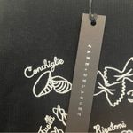 Jane and Delancey ‎ Black Embroidered Noodle Sweatshirt Size Small Photo 2