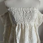 Milly  Cabana • White Lace Off The Shoulder Cover Up Photo 4