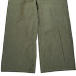 NWT OAT New York High Rise Wide Leg Pants Olive Size 8 Green Photo 5