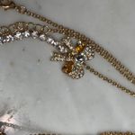 Betsey Johnson  Strawberry Statement Necklace Pink Red Crystals Bow Sweet Whimsy Photo 8