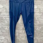 Kimberly C Blue Mesh Leggings Size M Photo 0