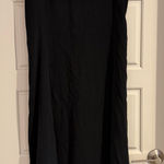 Eileen Fisher 100% Silk Black Maxi Dress Size Medium Photo 0
