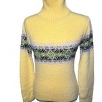 it's our time Y2K Fuzzy Turtleneck Ski Sweater Small Vintage Photo 3