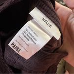 Paige Nellie High Rose Corduroy Wide Leg Pants Size 29 in Amethyst Photo 4