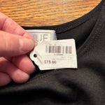 A'nue Thin Strap Tank Top Stretchy Black Women's Size Small Made in USA NWT Photo 3