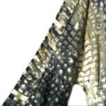 Bleu Bayou‎ notched open sleeve blouse top medium Green Photo 2