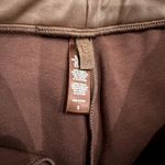 SKIMS  Faux Leather Biker Shorts in Cocoa Brown, Size S​​ Photo 2