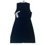 Nanette Lepore  Sleeveless Black White Contrast Trim Button Front Dress M NWT Photo 1
