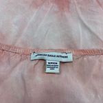 American Eagle  Top Womens Small Pink‎ Tie Dye Off Shoulder Crop Blouse Summer Photo 2