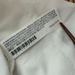 Forever 21  Mini Skirt Womens M Embroidered Yellow Pink Floral Boho White‎ Denim Photo 5