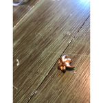 Vintage Cherub Angel Holding Heart Gold Tone Metal Lapel Pin Photo 2