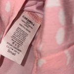 CARAMELA  Pink & white V-neck blouse small Photo 2