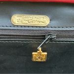 Anne Klein Vintage For Calderon Elegant Burgundy Leather Shoulder Bag Photo 4