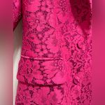 ZARA 💖  PINK TAILORED LACE BLAZER JACKET Photo 6