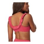 ANDIE NWT The Feminine Hydra Wide Straps Ruffle Accents Bikini Top Rosette Large Photo 1