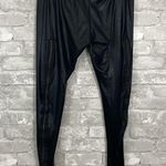 LNA  Stretchy Faux Leather Zipped Leggings Photo 2