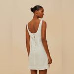 Farm Rio Off-White Sleeveless Euroflax Premium Linen Mini Dress,SZ XXSmall, $290 Photo 2