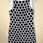 Retro Polka Dot Shift Dress Brown Size 6 Photo 0