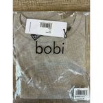 Bobi Revolve  Los Angeles Split Hem Regan Top in Tan Size S Photo 1