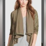 ZARA Olive faux leather jacket Photo 0