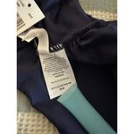 Lucky Brand Sea of Love High Neck One Piece Maillot Bathing Swimsuit Navy Medium Photo 3