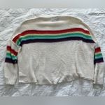 Wooden Ships Chunky knit cropped rainbow sweater Photo 7