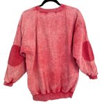 Vintage Y2K Distressed Acid Wash Corduroy Pullover Sz Medium Streetwear Pink Photo 1