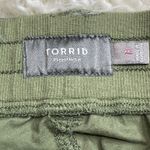 Torrid  Women's Plus Size 1R Green Utility Bermuda Cotton Shorts Photo 3