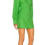 Nanushka Alyssa Mini Dress Green Womens Size XS Photo 1