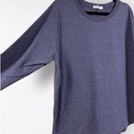 Hanes  Blue Long Sleeve XL Comfort Stretch Soft‎ Casual Layers Winter Fall Cozy Photo 2