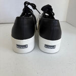 Superga NWT 2790 Nappa Platform Sneakers, Black, Size 9 women Photo 3