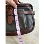 Fossil Vintage Leather Shoulder Camera Bag Tote Two Tone Brown 80/90s Y2K Purse Photo 10