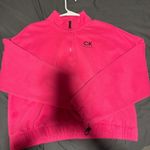 Calvin Klein  Cropped Quarter-Zip Photo 0
