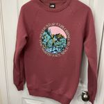 The North Face  Mauve Sweatshirt with Graphic Print Photo 0