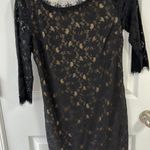 Lush Clothing Black Lace Dress Photo 2