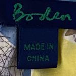 BODEN light blue and yellow tank top with side zipper. Size UK 14/US 10. EUC Photo 8