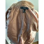 Forever 21  brown leather suede jacket size L Photo 3