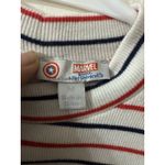 Marvel NWT Y2K  Her Universe Captain America Striped Mockneck Tank Top‎ Size M Photo 3