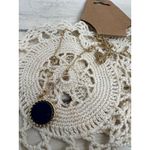 Titanium Steel 14K Gold Plated Elegant Lady Plating Inlay Round Twist‎ | BLUE Photo 5